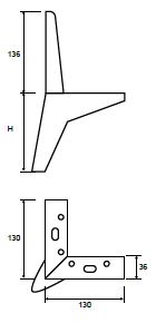 Plano Técnico Pie Estilete