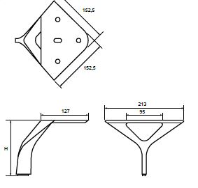 Plano Técnico Pie Milano