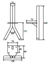 Plano Técnico Pie Zahori